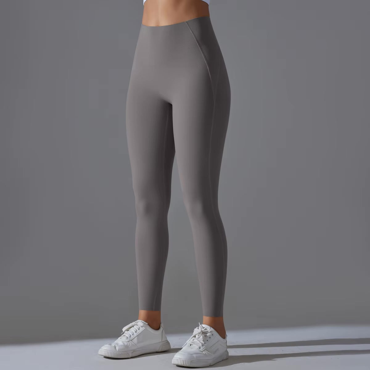Leggings mit hoher Taille | Grau