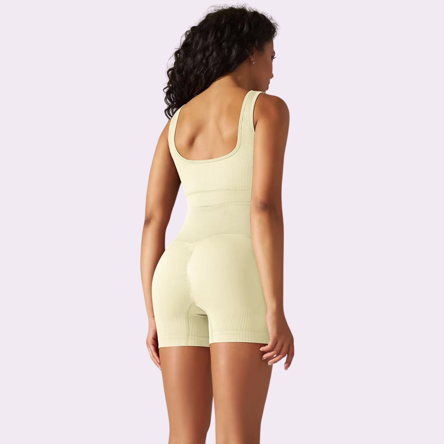 Kurzes Radsport-BH-Set | Gelb