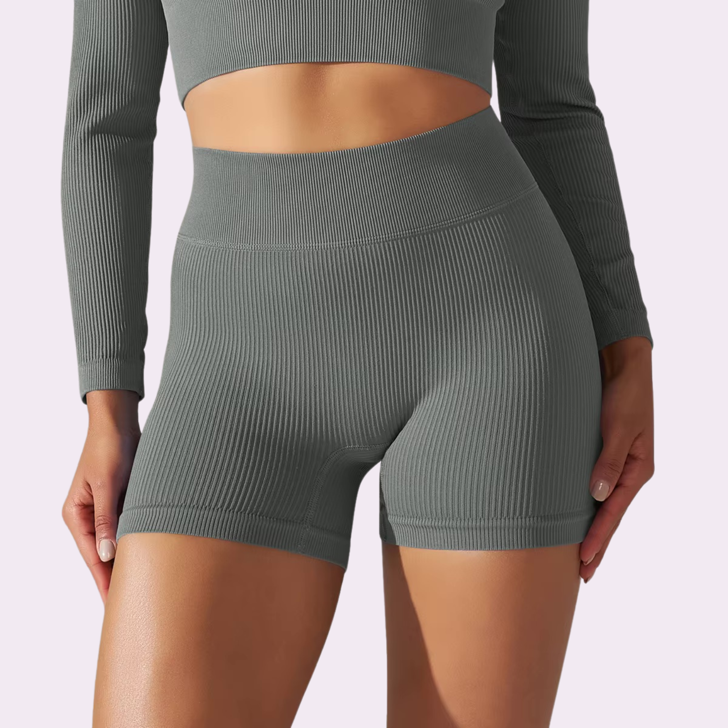 Kurze Radlerhose | Grau